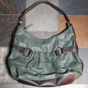 Olive Green leather bag